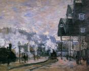 克劳德莫奈 - Saint-Lazare Station, the Western Region Goods Sheds
